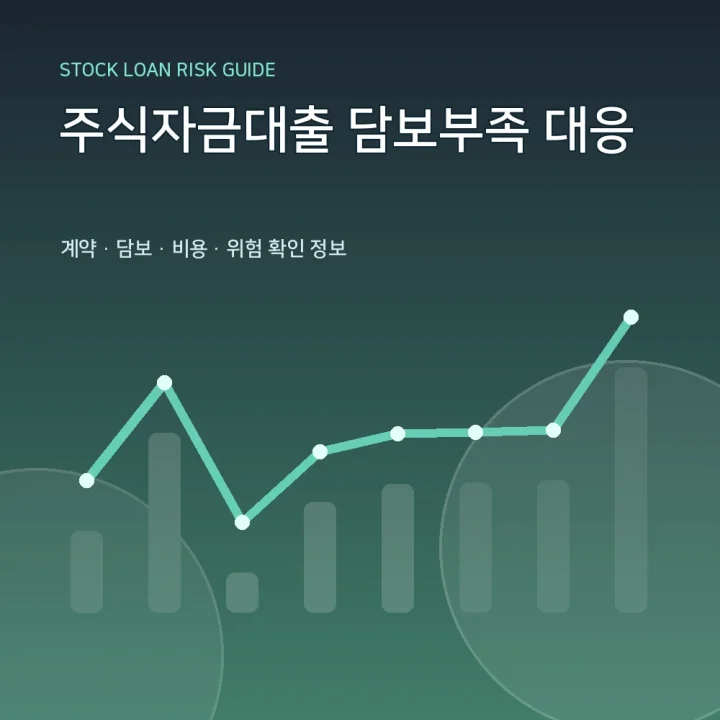 주식자금대출 담보부족 대응