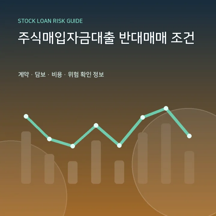 주식매입자금대출 반대매매 조건