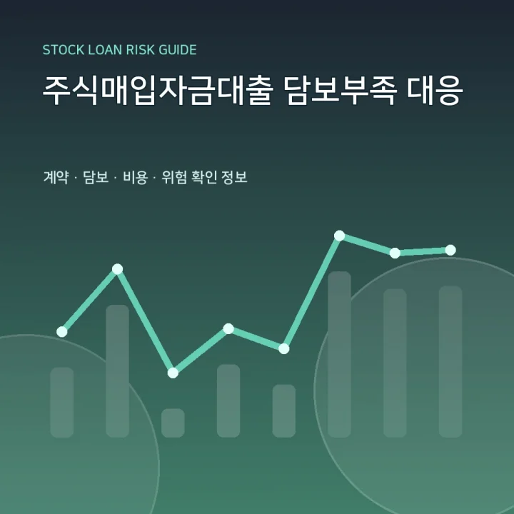 주식매입자금대출 담보부족 대응