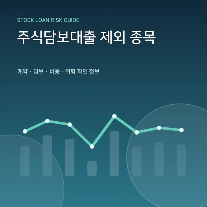 주식담보대출 제외 종목