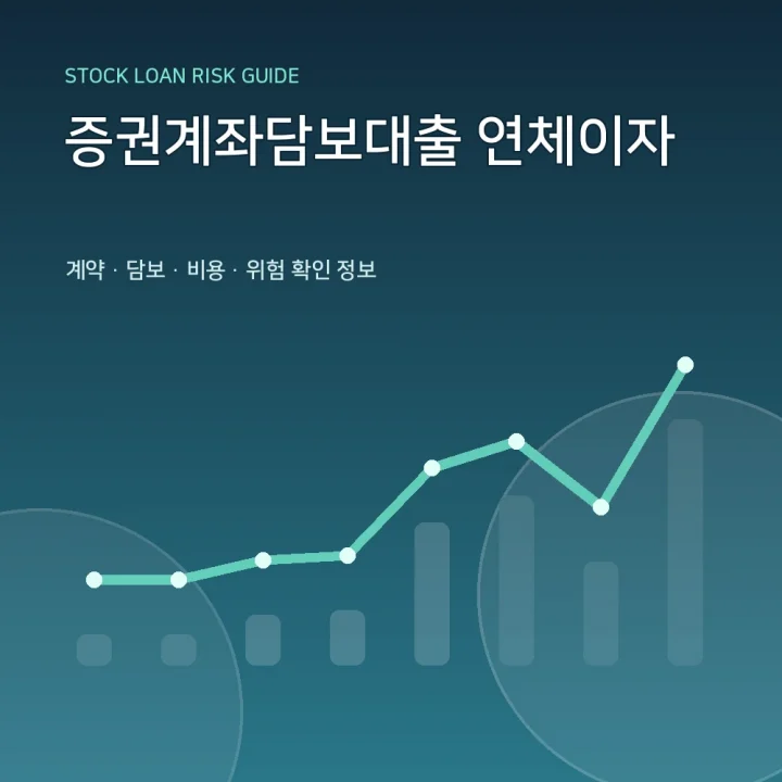 증권계좌담보대출 연체이자