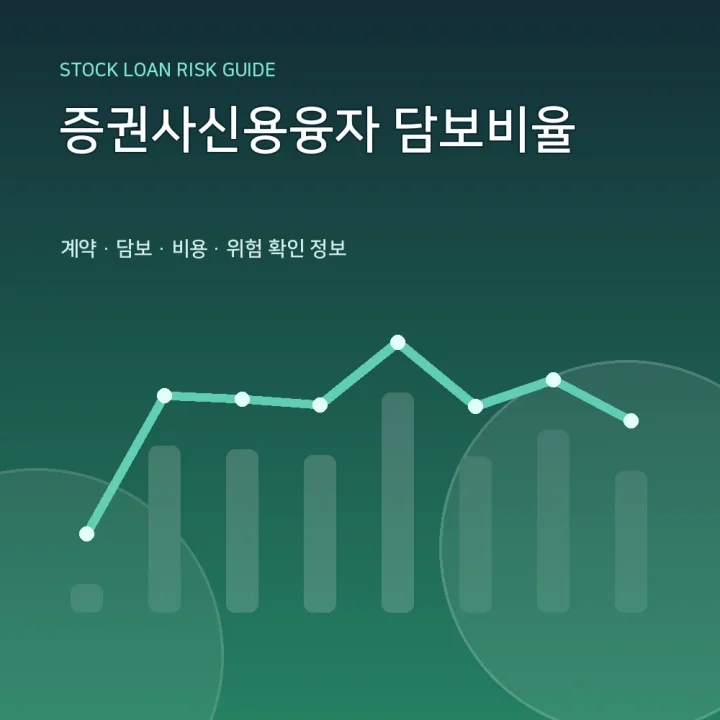증권사신용융자 담보비율