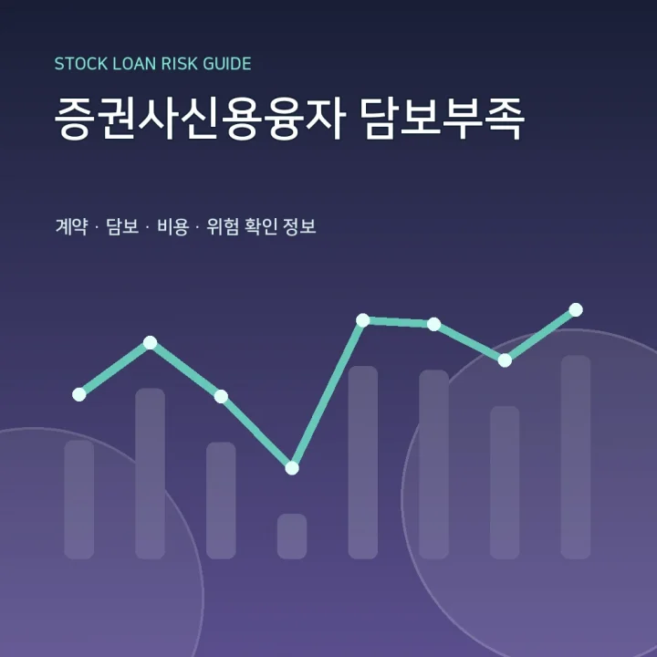 증권사신용융자 담보부족