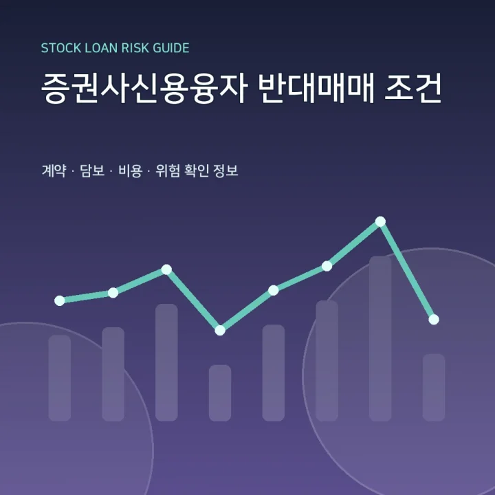 증권사신용융자 반대매매 조건