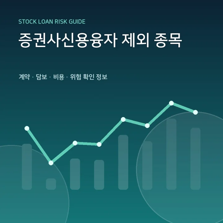 증권사신용융자 제외 종목