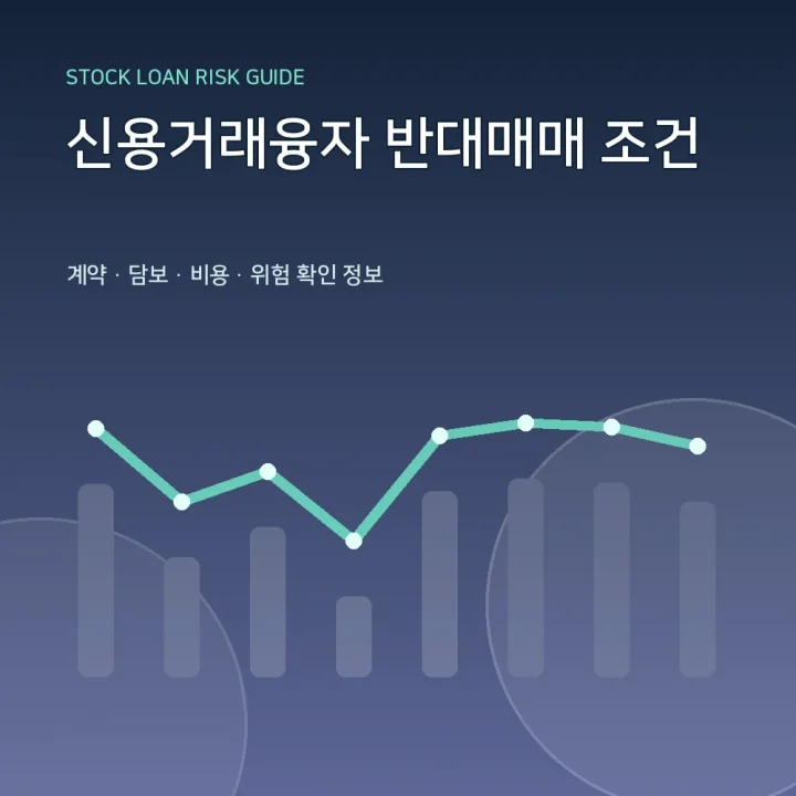 신용거래융자 반대매매 조건