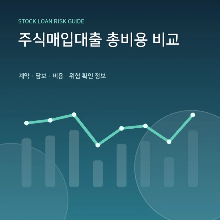 주식매입대출 총비용 비교