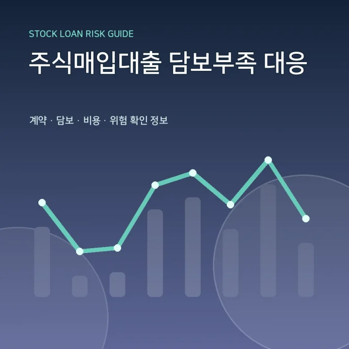 주식매입대출 담보부족 대응