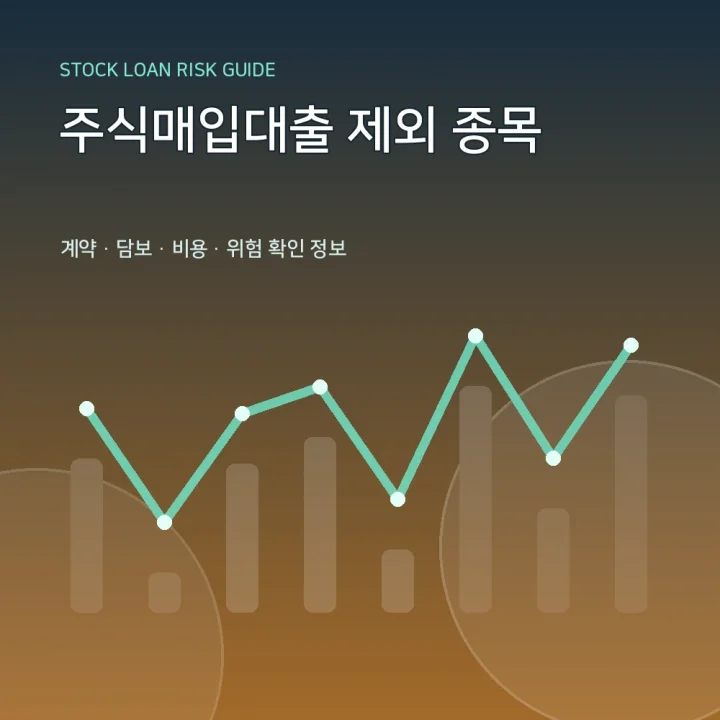 주식매입대출 제외 종목